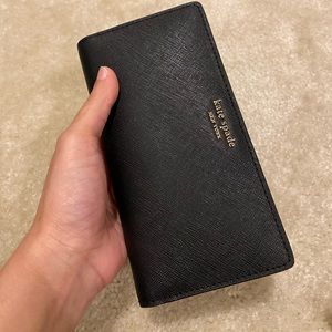 Kate Spade Cameron Bifold Wallet in Black